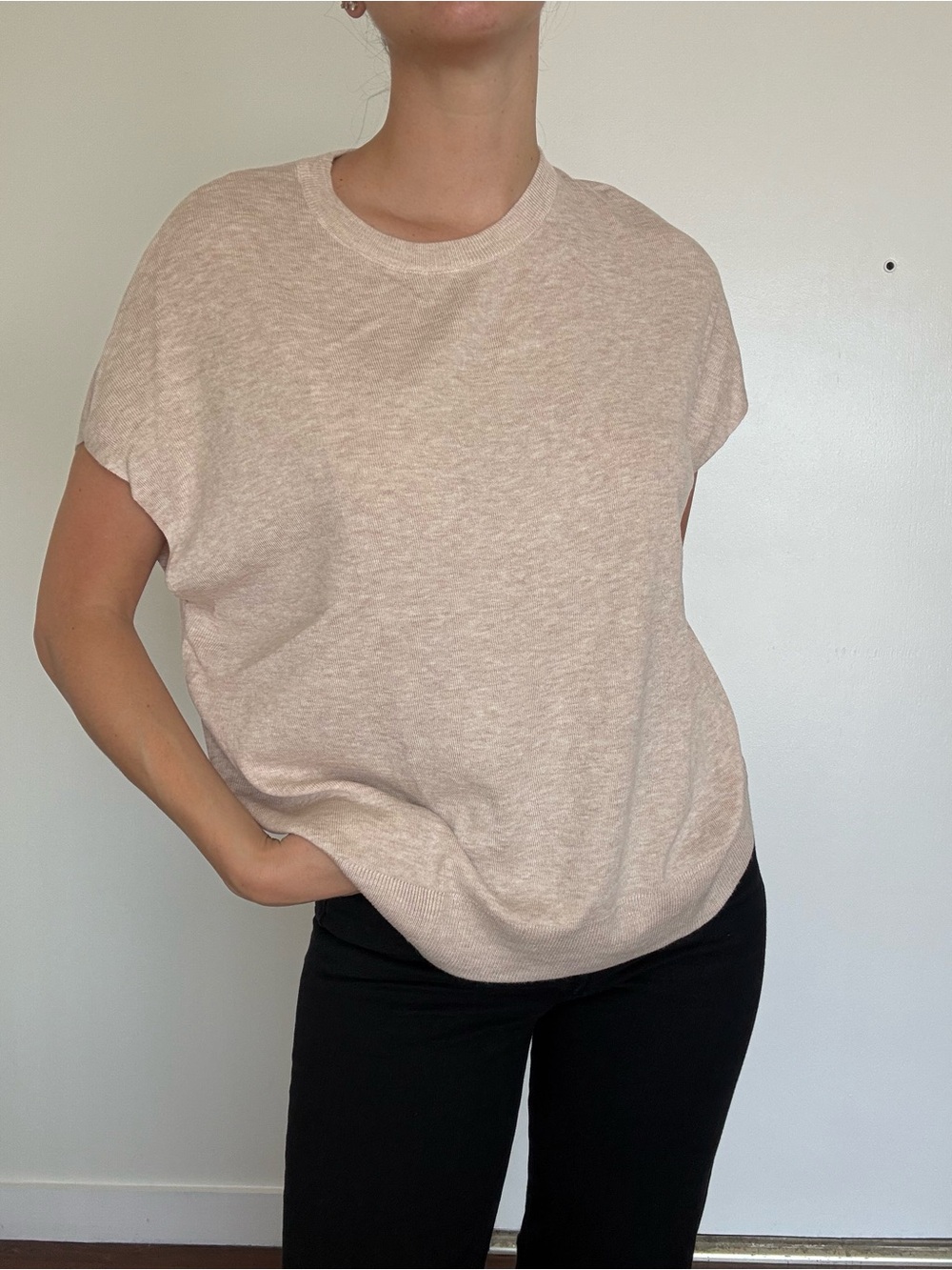 Arach&Cloz Top in Light Beige